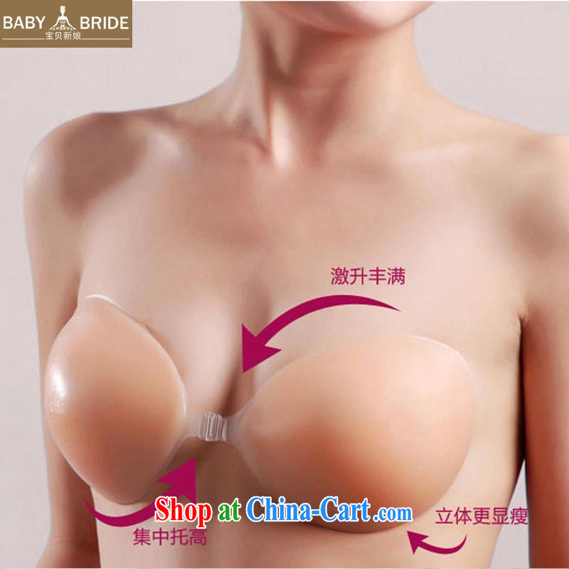 My dear bride losing promotions_ The S recommended_ Genuine Product BRA_silicone breast surface_pinching the chest thick-A