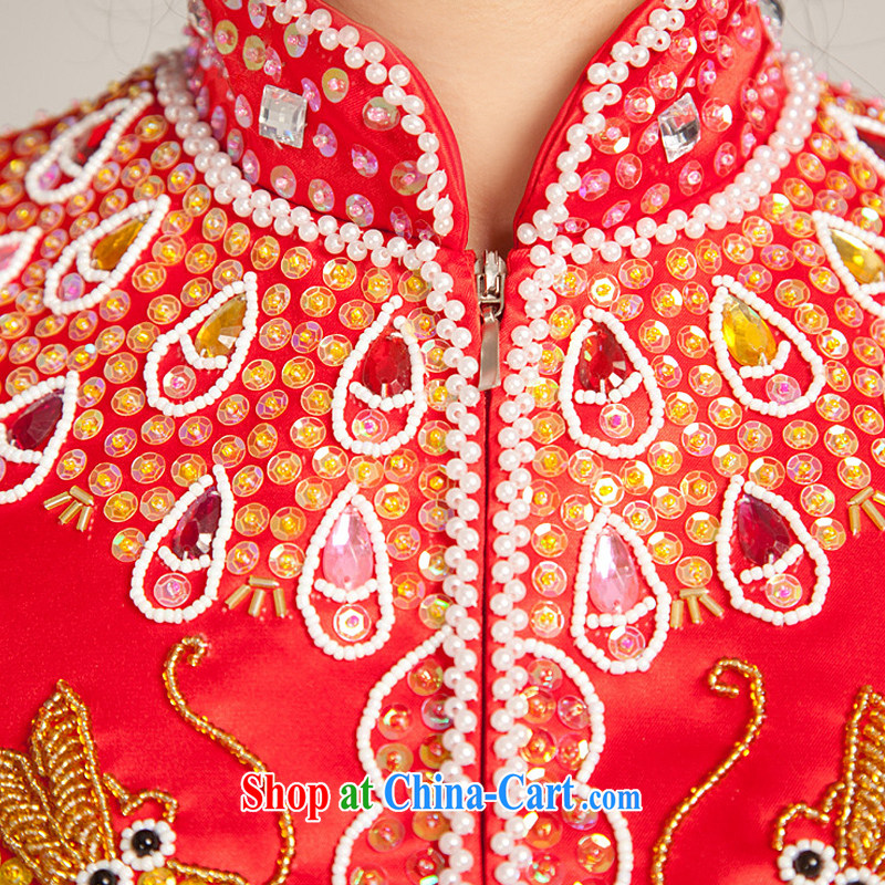 Moon 珪 guijin use phoenix bridal dresses and skirts and skirt bridal dresses long Chinese Dress red M code from Suzhou shipping, 珪 Keun (guijin), online shopping
