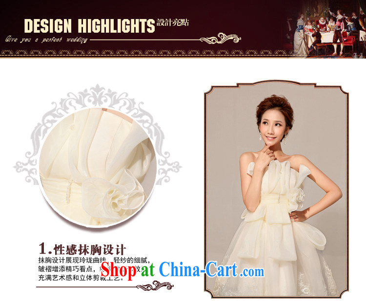 Optimize Hung-new Korean-style short erase chest bridesmaid dress uniform toast XS 8040 champagne color XXL pictures, price, brand platters! Elections are good character, the national distribution, so why buy now enjoy more preferential! Health