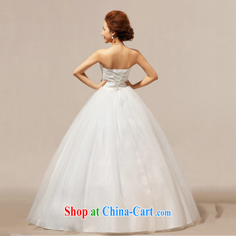 Optimize Hong new erase chest Korean lace crystal inserts drill shaggy wedding dresses XS 8060 m White XXL, optimize, and shopping on the Internet