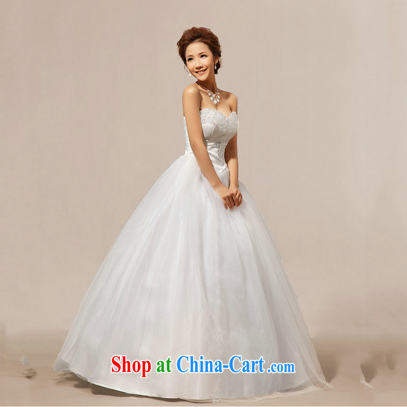 Optimize Hong new erase chest Korean lace crystal inserts drill shaggy wedding dresses XS 8060 m White XXL, optimize, and shopping on the Internet