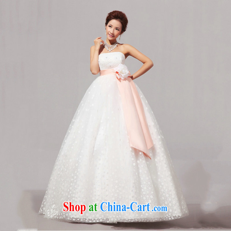 Optimize Hung-new Korean-style ribbons pregnant women high waist with bare chest wedding XS 8050 white L, optimize, and shopping on the Internet