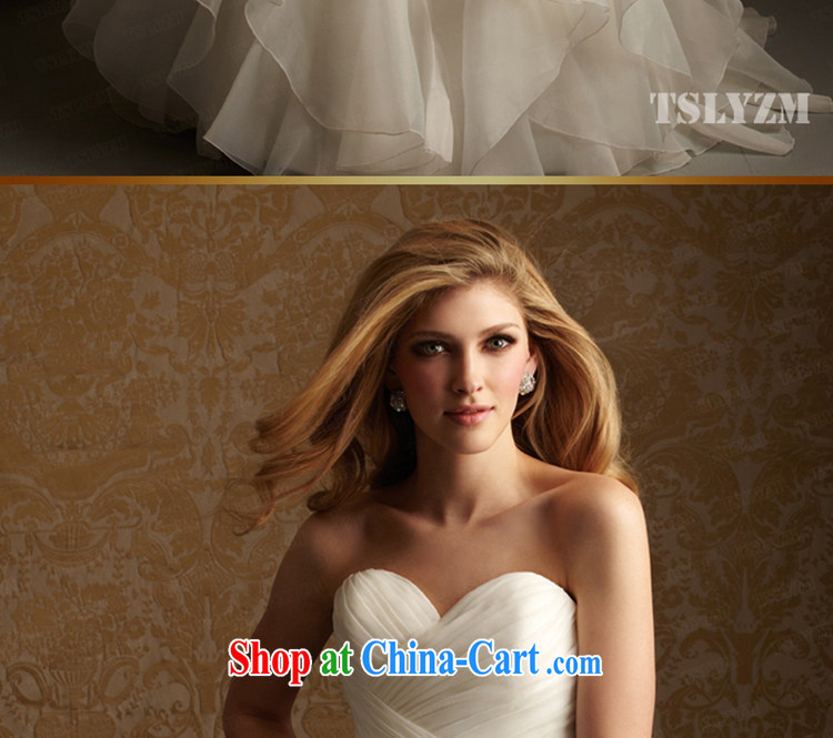 Tslyzm wedding dresses new 2015 Korean-style bare chest Princess bridal vera wang retro small tail elegant 100 hem skirt with XXL pictures, price, brand platters! Elections are good character, the national distribution, so why buy now enjoy more preferential! Health