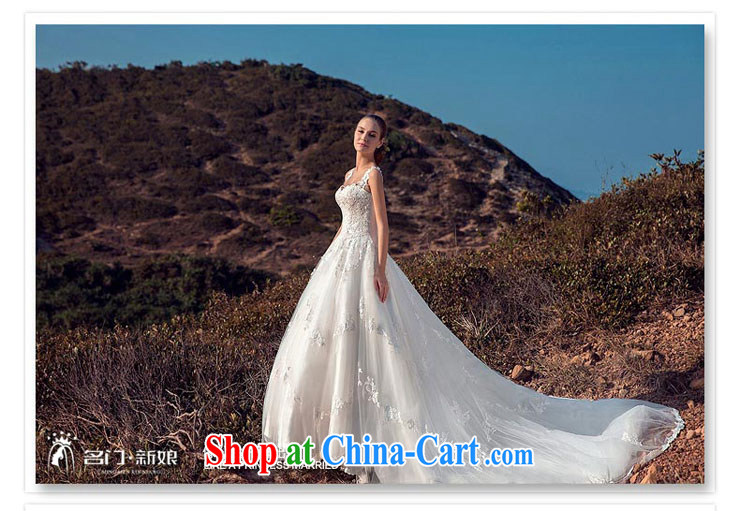 The bride's wedding dresses 2015 new wedding Palace elegant lace-tail wedding shoulder strap wedding A L 511 pictures, price, brand platters! Elections are good character, the national distribution, so why buy now enjoy more preferential! Health
