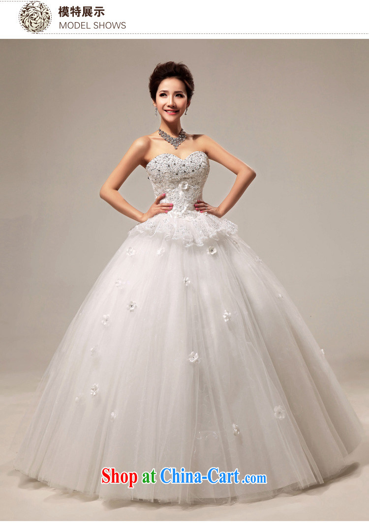 Optimize video new Korean Princess graphics thin flash drill with shaggy bridal wedding dresses XS 8052 white XXL pictures, price, brand platters! Elections are good character, the national distribution, so why buy now enjoy more preferential! Health