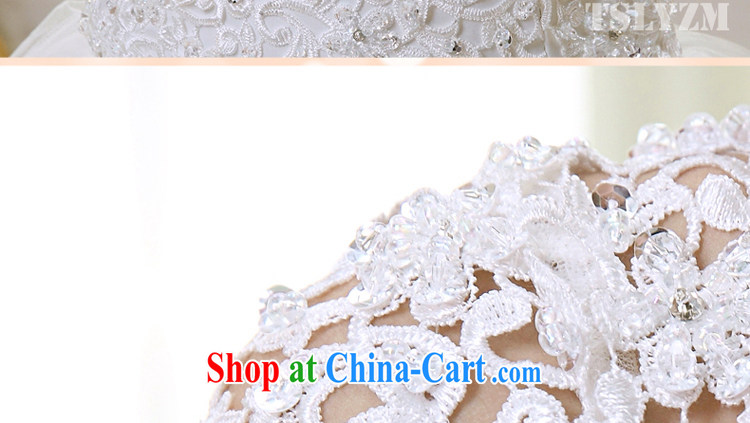 Tslyzm with wedding dresses new 2015 sweet Princess a shoulder collar with graphics thin lace inserts drill shaggy skirts XXL pictures, price, brand platters! Elections are good character, the national distribution, so why buy now enjoy more preferential! Health