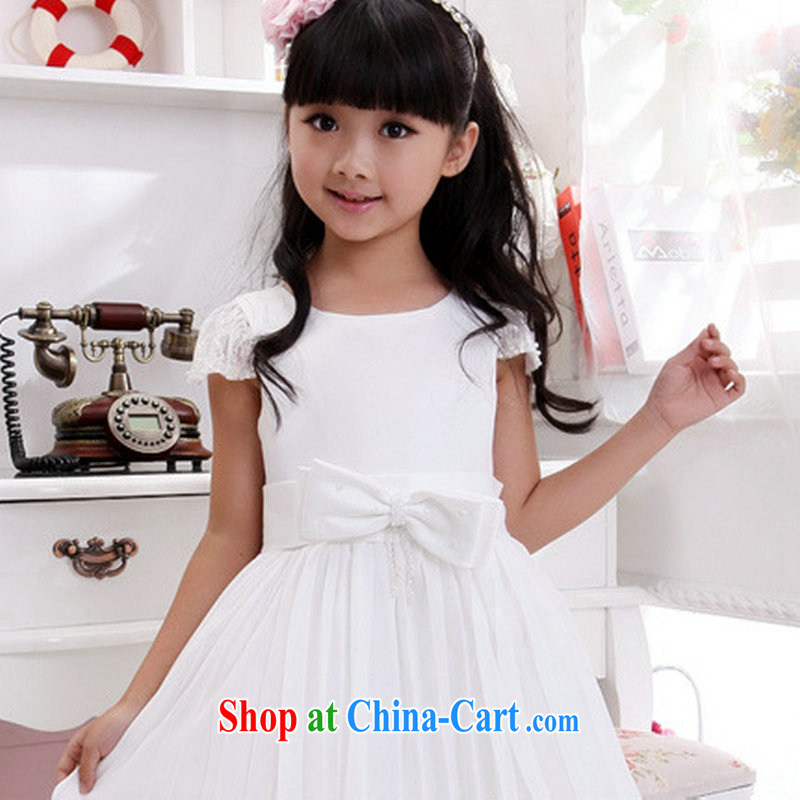 It is also optimized condolence new children's wear wedding clothes show shaggy flower dress dresses XS 1029 white 10 yards, yet also optimize their swords into plowshares, and shopping on the Internet