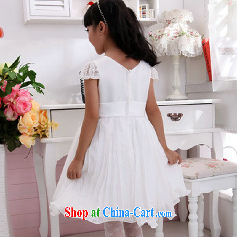 It is also optimized condolence new children's wear wedding clothes show shaggy flower dress dresses XS 1029 white 10 yards, yet also optimize their swords into plowshares, and shopping on the Internet