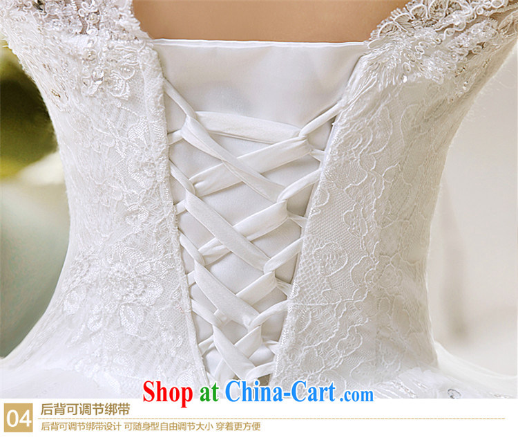 Tslyzm wedding 2015 spring and summer new bride wedding dress a field package double-shoulder lace V for Korean-style with wedding dress white XL pictures, price, brand platters! Elections are good character, the national distribution, so why buy now enjoy more preferential! Health