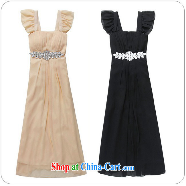 The heartrending noble long evening dress 2015 Korean version Annual Meeting banquet hosted high fine diamond link-back cover shoulder cuff dress 4968 champagne color XXXL code pictures, price, brand platters! Elections are good character, the national distribution, so why buy now enjoy more preferential! Health
