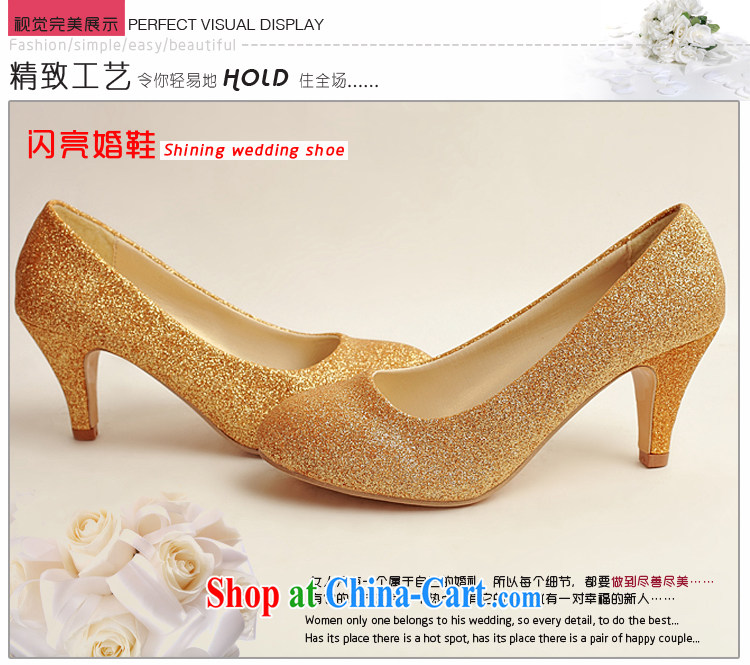 Diane M Ki wedding shoes wedding shoes bridal shoes dress shoes wedding shoes Ballroom shoes high heel gold performance shoe stage shoes gold 38 pictures, price, brand platters! Elections are good character, the national distribution, so why buy now enjoy more preferential! Health