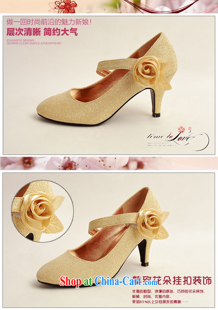 Diane M-kay golden light pink, and, with a single side gold roses bridal wedding shoes, wedding show photo shoes DXZ 1006 gold gold 38 pictures, price, brand platters! Elections are good character, the national distribution, so why buy now enjoy more preferential! Health