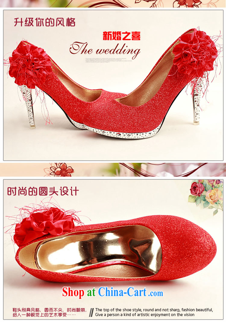Diane M Qi 2014 women shoes new, bridal shoes and wedding shoes red, round-head side flowers high-heel shoes XZ 10,015 Red Red 38 pictures, price, brand platters! Elections are good character, the national distribution, so why buy now enjoy more preferential! Health