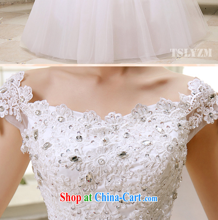 Tslyzm 2015 new wedding dresses Korean field shoulder bag shoulder alignment to drill the strap graphics thin a field for pregnant women and stylish white XXL pictures, price, brand platters! Elections are good character, the national distribution, so why buy now enjoy more preferential! Health