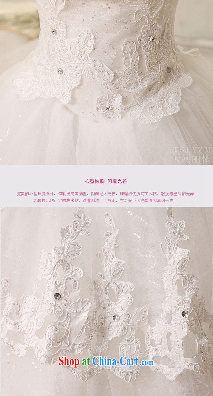 The angels, according to 2014 new wedding dresses Korean Beauty white light V Wipe for chest parquet drill lace straps with wedding canopy skirts wedding Korean style white XXL pictures, price, brand platters! Elections are good character, the national distribution, so why buy now enjoy more preferential! Health