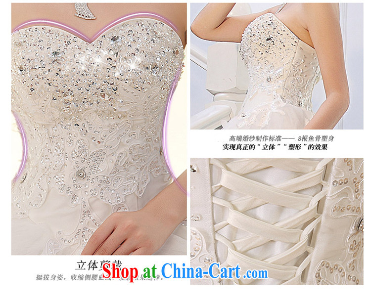 Drag and drop the extra long-tail wedding dresses new 2015 spring and summer graphics thin bride wiped chest diamond luxury white L pictures, price, brand platters! Elections are good character, the national distribution, so why buy now enjoy more preferential! Health
