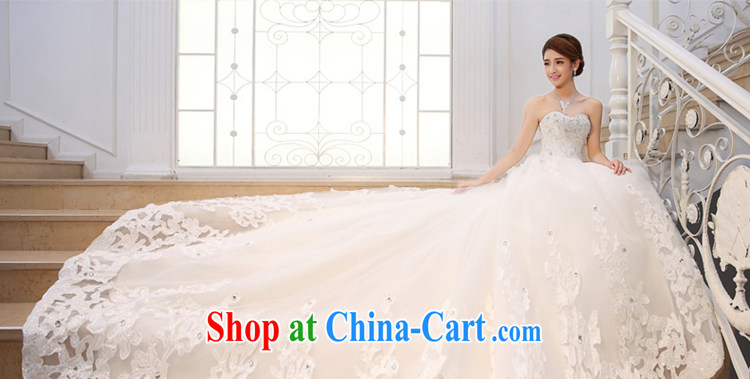 Drag and drop the extra long-tail wedding dresses new 2015 spring and summer graphics thin bride wiped chest diamond luxury white L pictures, price, brand platters! Elections are good character, the national distribution, so why buy now enjoy more preferential! Health