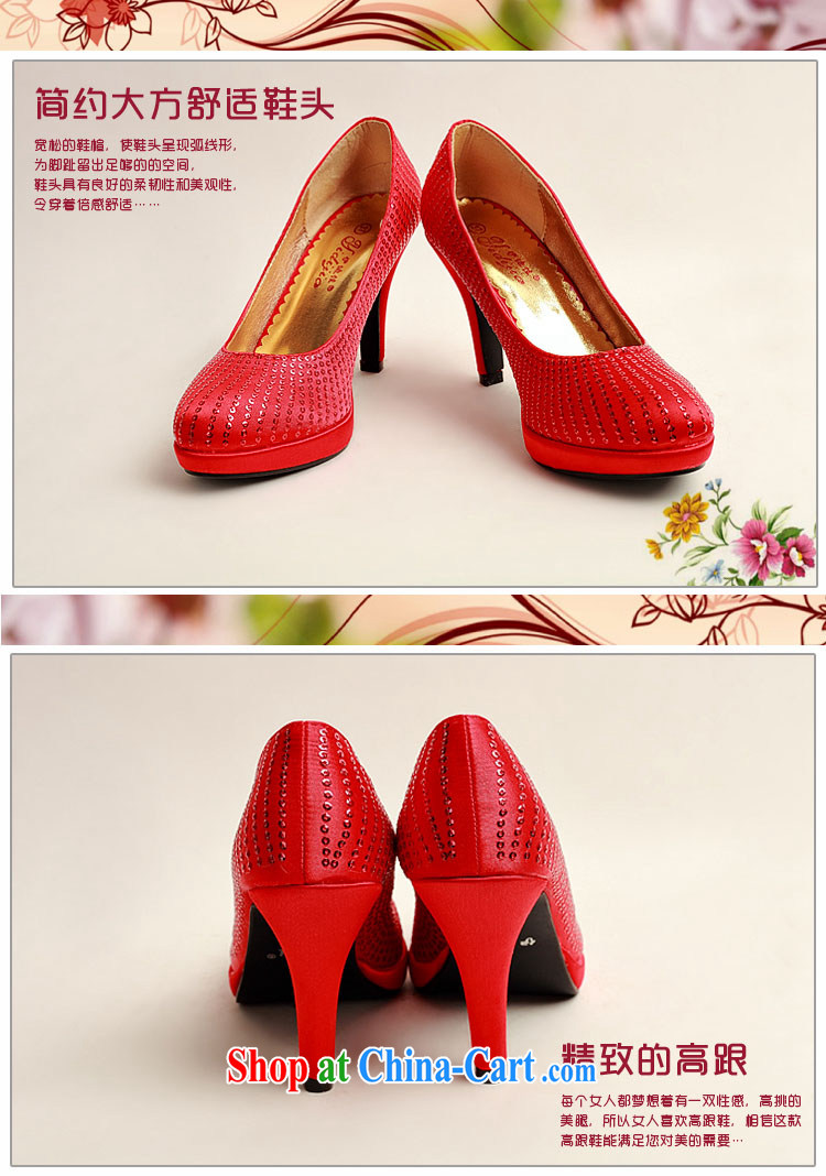 Diane M Ki Korean high-heel red wedding shoes larger marriage shoes bridal shoes 2014 new women shoes DXZ 10,030 red 38 pictures, price, brand platters! Elections are good character, the national distribution, so why buy now enjoy more preferential! Health