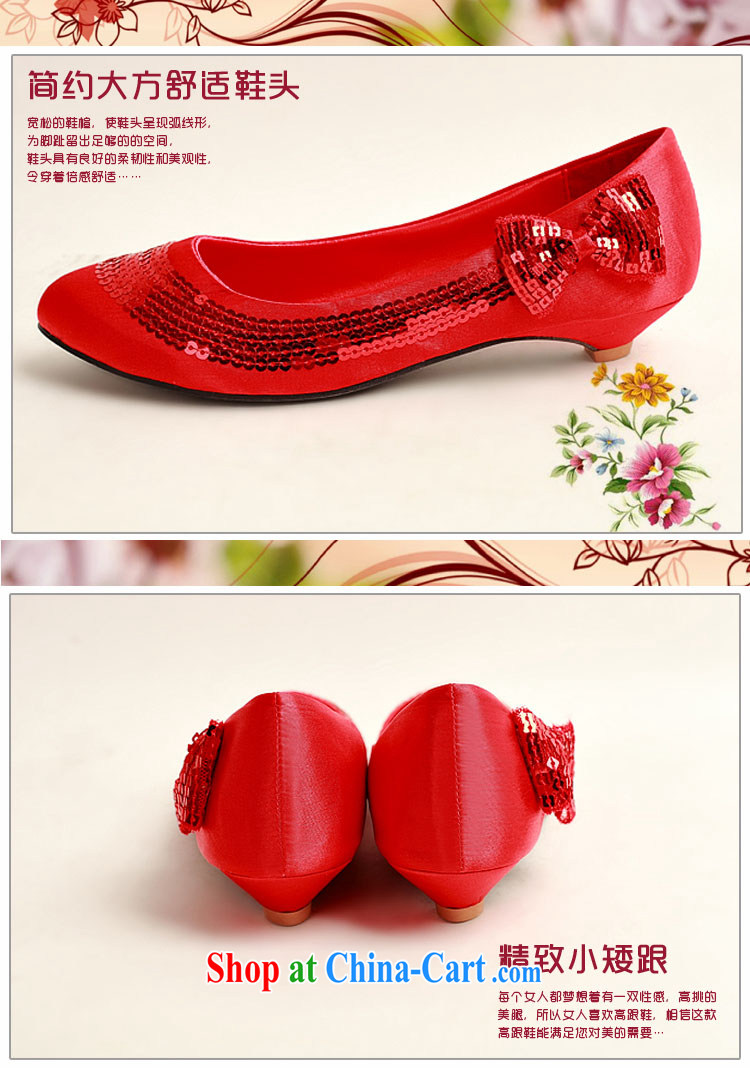 child bride marriages red flash chip side sweet bowtie red wedding shoes, low-root, simple and elegant and classy, and 100 ground DXZ 1009 red 38 pictures, price, brand platters! Elections are good character, the national distribution, so why buy now enjoy more preferential! Health