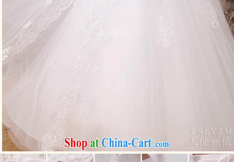 2015 Tslyzm new Korean version field shoulder sweet Princess flowers with large, thick mm wedding dresses pregnant women beaded shoulders pregnant wedding white XL pictures, price, brand platters! Elections are good character, the national distribution, so why buy now enjoy more preferential! Health