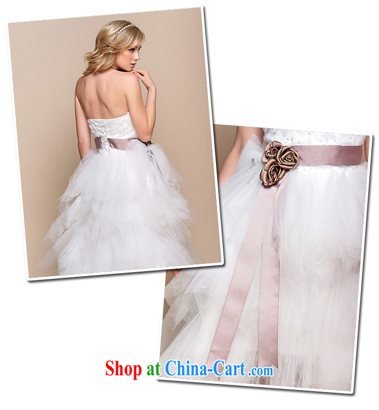 Moon 珪 guijin 2014 new marriages wedding wiped his chest waist flower short before long after the stylish wedding HS 211 meters white XXL code from Suzhou shipping pictures, price, brand platters! Elections are good character, the national distribution, so why buy now enjoy more preferential! Health