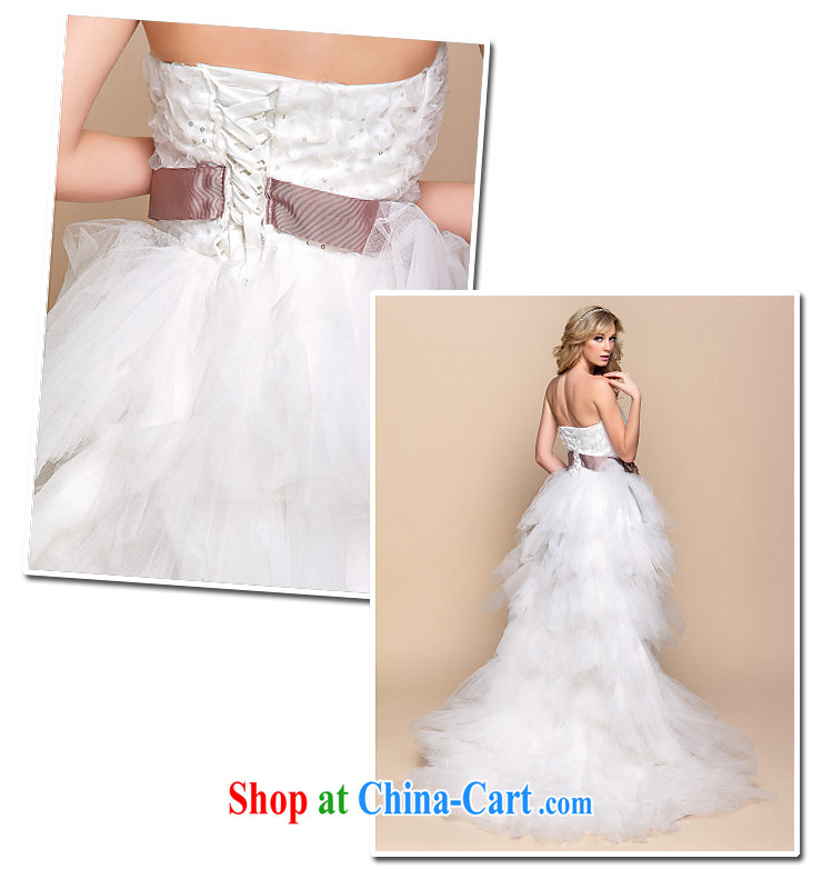 Moon 珪 guijin 2014 new marriages wedding wiped his chest waist flower short before long after the stylish wedding HS 211 meters white XXL code from Suzhou shipping pictures, price, brand platters! Elections are good character, the national distribution, so why buy now enjoy more preferential! Health