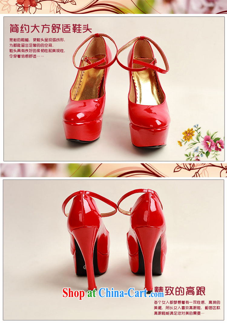 2014 women shoes new varnished leather, smooth flash light, deluxe waterproof single bridal shoes bridal shoes red, round-head high-heel shoes Red Red 38 pictures, price, brand platters! Elections are good character, the national distribution, so why buy now enjoy more preferential! Health