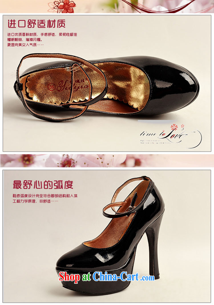 2014 women shoes new varnished leather, smooth flash light, deluxe waterproof single bridal shoes bridal shoes black, round-head high-heel shoes black 38 pictures, price, brand platters! Elections are good character, the national distribution, so why buy now enjoy more preferential! Health