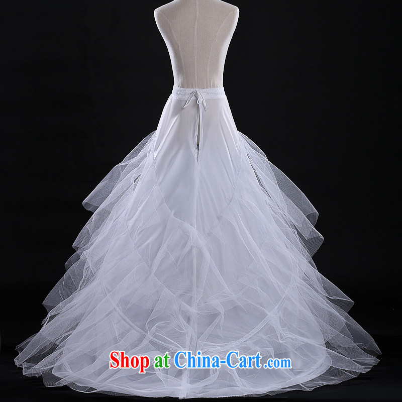 There is a bride's tail skirt spreader wedding dresses accessories accessories double yarn steel ring large skirts, embroidery is by no means bride, shopping on the Internet