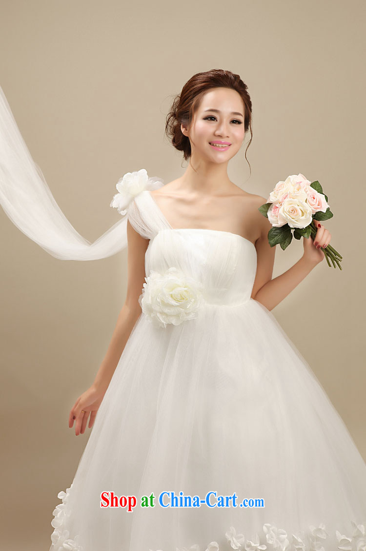 Baby bridal 2014 Korean-style elegant new single shoulder pregnant women high-waist wedding Korean minimalist with small tail wedding alignment to align to XXL pictures, price, brand platters! Elections are good character, the national distribution, so why buy now enjoy more preferential! Health