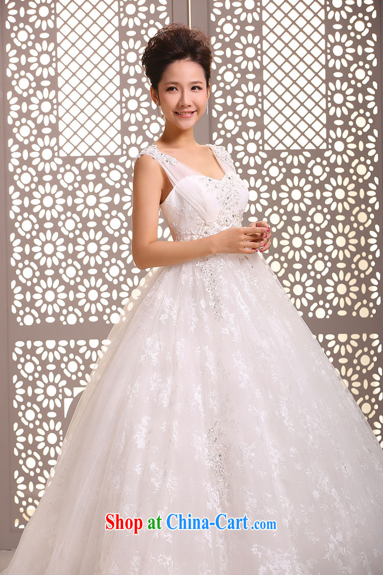 Diane M Ki wedding dresses new 2014 Korean marriages shoulders parquet drill with wedding dress pregnant women winter white XXL pictures, price, brand platters! Elections are good character, the national distribution, so why buy now enjoy more preferential! Health