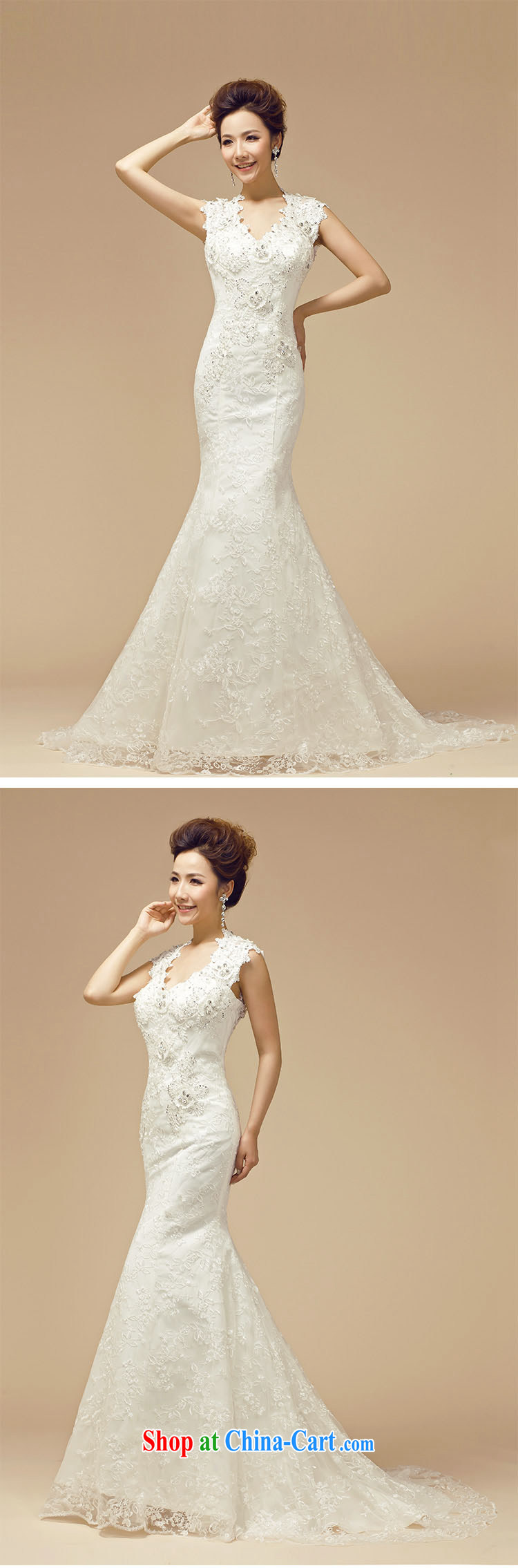 Diane M Ki wedding dresses new 2014 winter Korean marriages white package shoulder parquet drill video thin tail wedding white XL pictures, price, brand platters! Elections are good character, the national distribution, so why buy now enjoy more preferential! Health