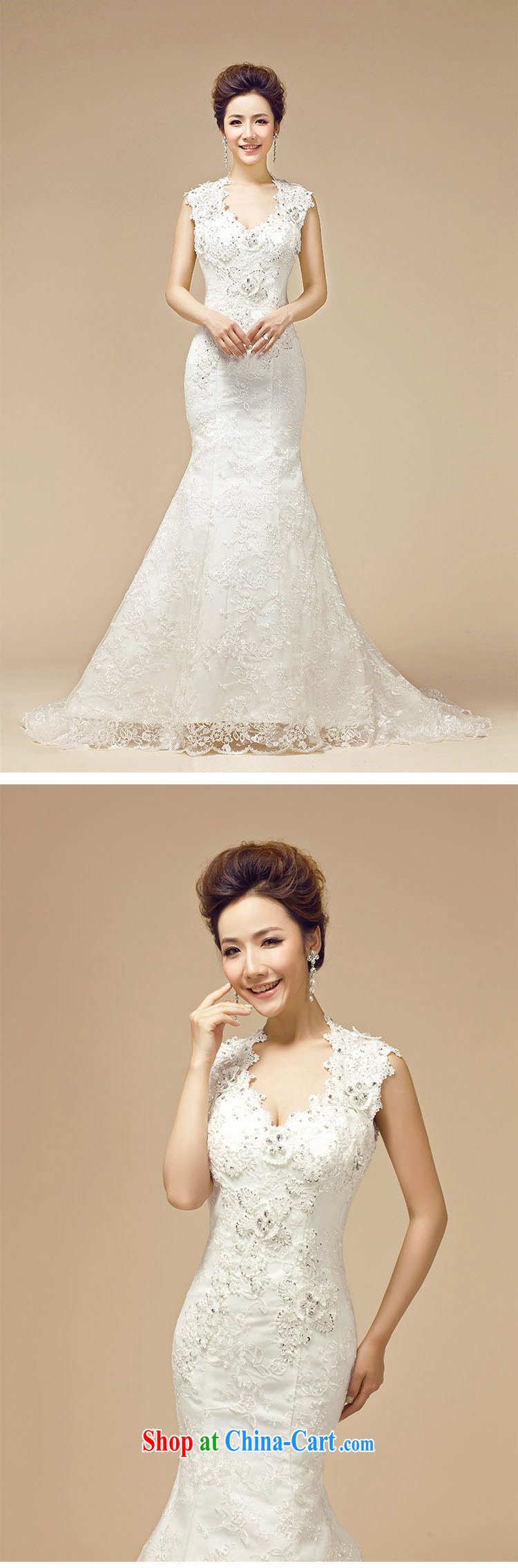 Diane M Ki wedding dresses new 2014 winter Korean marriages white package shoulder parquet drill video thin tail wedding white XL pictures, price, brand platters! Elections are good character, the national distribution, so why buy now enjoy more preferential! Health