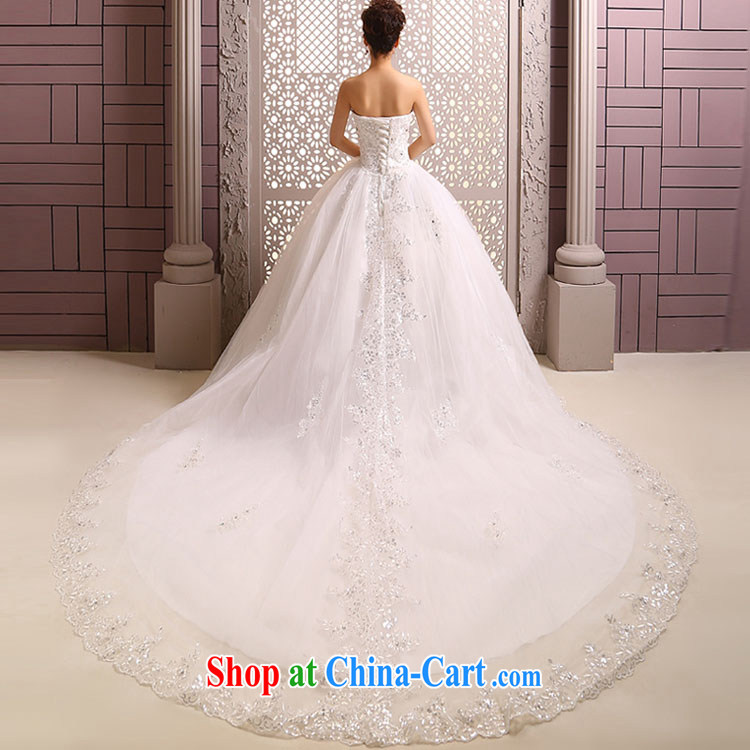 Diane M-ki-tail wedding dresses new 2014 Korean winter bride wiped chest parquet drilling tied with a large, wedding dresses pregnant women white XXL pictures, price, brand platters! Elections are good character, the national distribution, so why buy now enjoy more preferential! Health