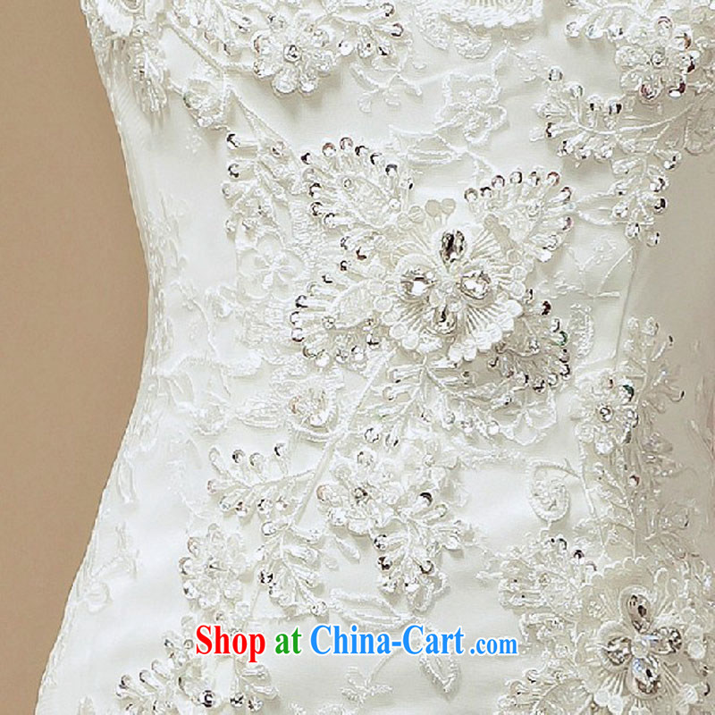My dear bride spring 2014 New Field shoulder Deep V back exposed crowsfoot wedding dresses bridal replacing white XXL, my dear Bride (BABY BPIDEB), shopping on the Internet
