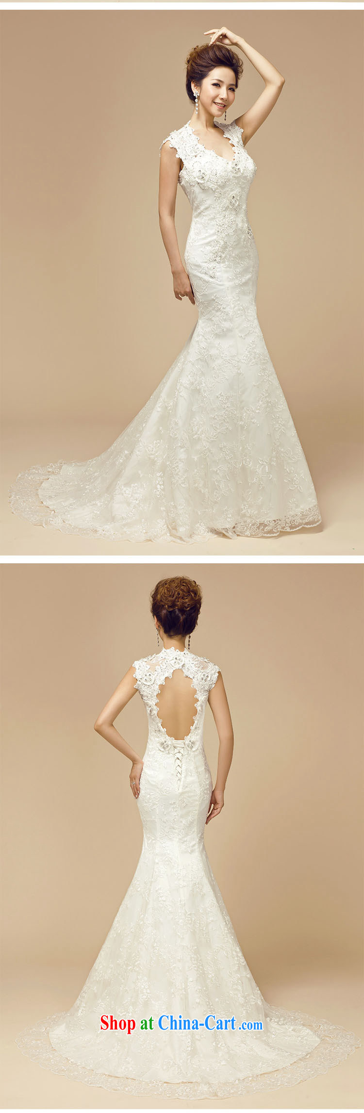 My dear bride spring 2014 New Field shoulder Deep V back exposed crowsfoot wedding dresses bridal replacing white XXL pictures, price, brand platters! Elections are good character, the national distribution, so why buy now enjoy more preferential! Health