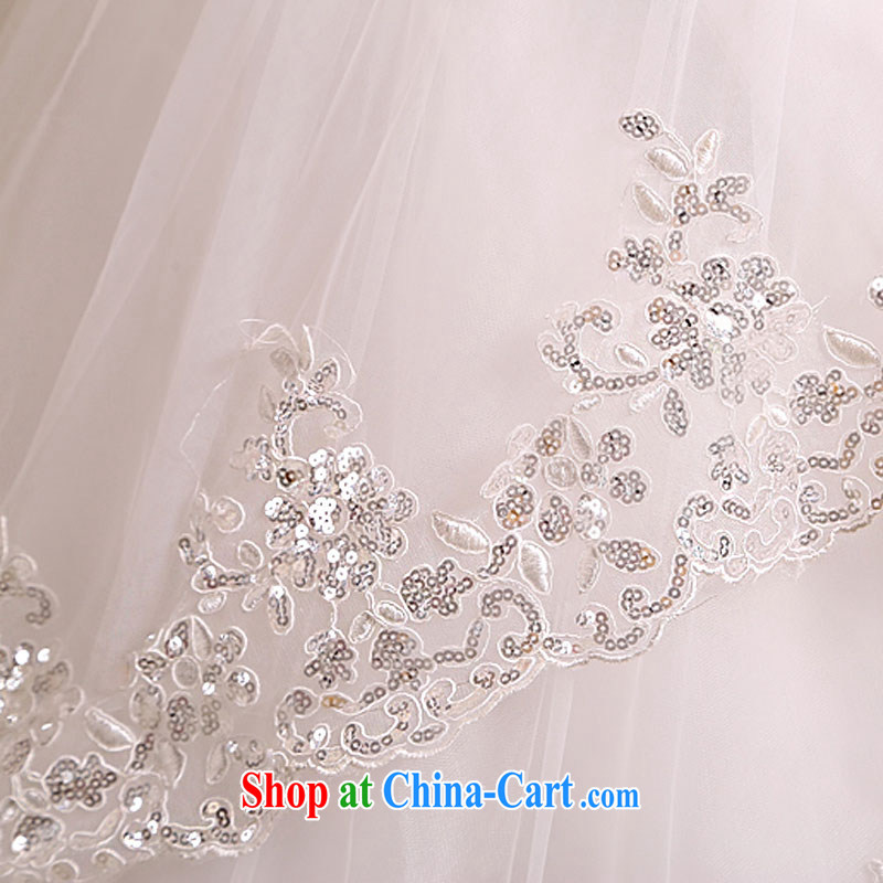 My dear bride-tail wedding new 2014 Korean brides spring wiped his chest parquet drilling tied with a large, wedding wedding dress white XXL, my dear bride (BABY BPIDEB), online shopping