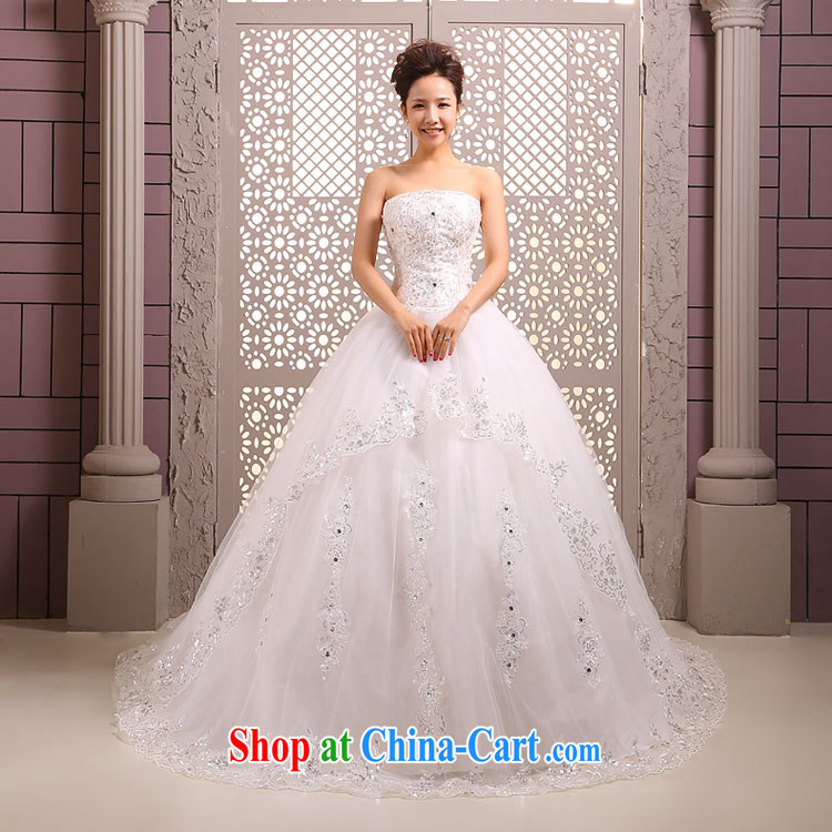 My dear bride-tail wedding new 2014 Korean brides spring wiped his chest parquet drilling tied with a large, wedding wedding dress white XXL pictures, price, brand platters! Elections are good character, the national distribution, so why buy now enjoy more preferential! Health