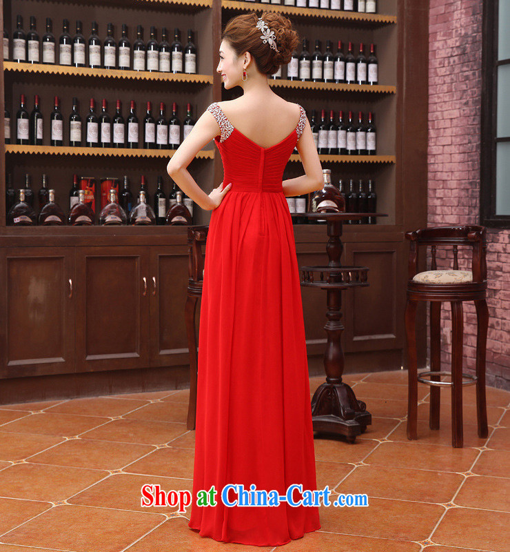 Optimize Hung-new dual-shoulder red flash drill exclusive wedding dress Evening Dress XS 8177 red XXL pictures, price, brand platters! Elections are good character, the national distribution, so why buy now enjoy more preferential! Health