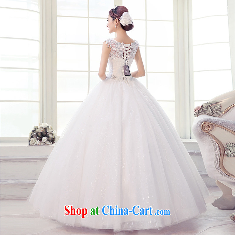 Let the day the wedding, Japan, and South Korea a Field shoulder white with trailing lace dress skirt 2015 summer new, red and white with M, Dream of the day, and on-line shopping
