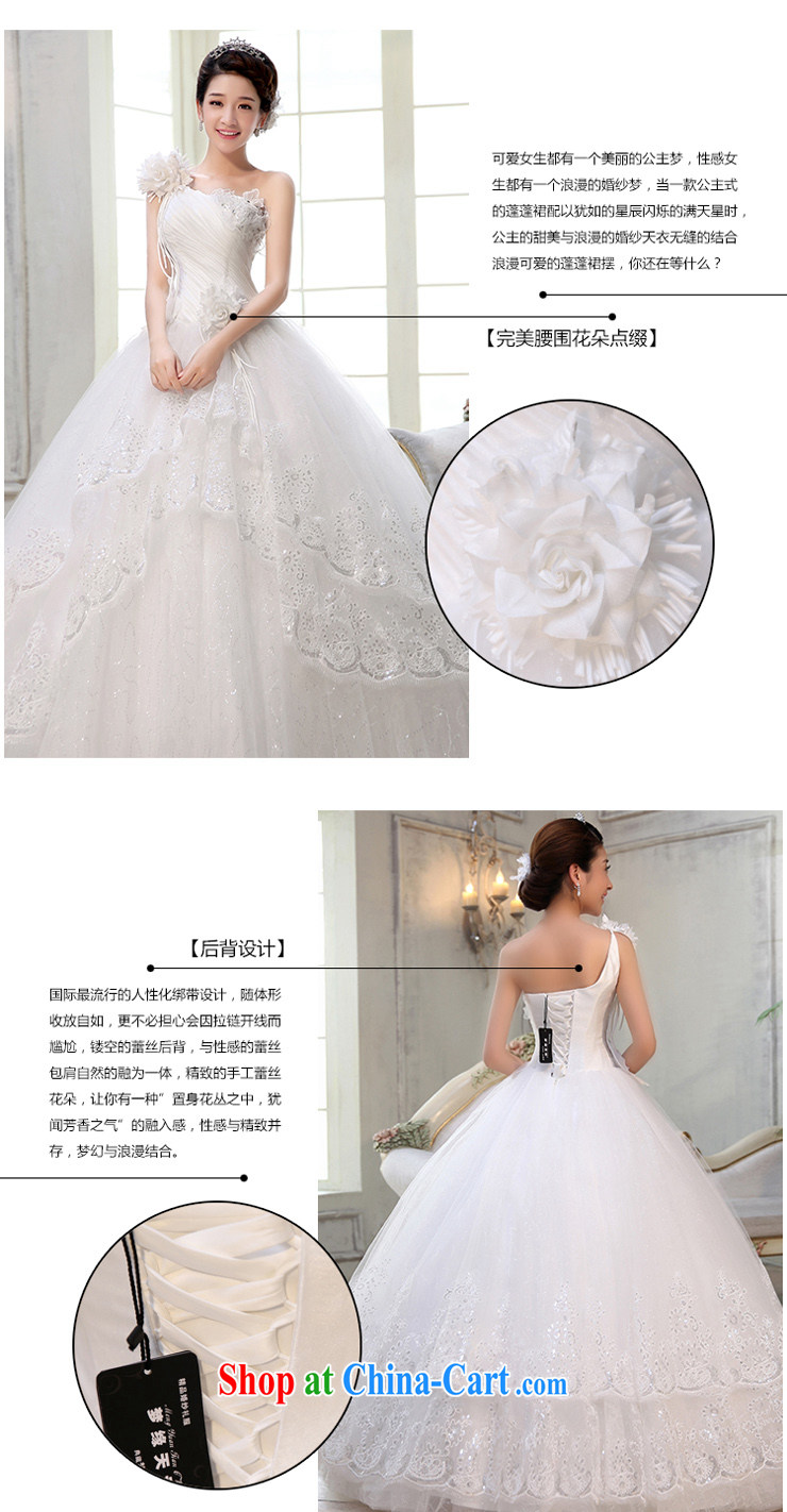 Let the day the bride's wedding dresses summer 2015 new single shoulder, Japan, and South Korea with wedding dress white s pictures, price, brand platters! Elections are good character, the national distribution, so why buy now enjoy more preferential! Health