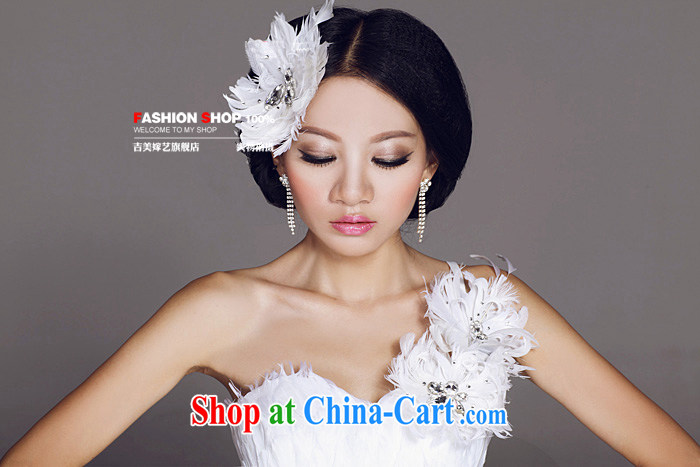 Jimmy married art bridal jewelry/jewelry/wedding dresses luxurious white feather 2015 new TH 2042 bridal and flower white pictures, price, brand platters! Elections are good character, the national distribution, so why buy now enjoy more preferential! Health