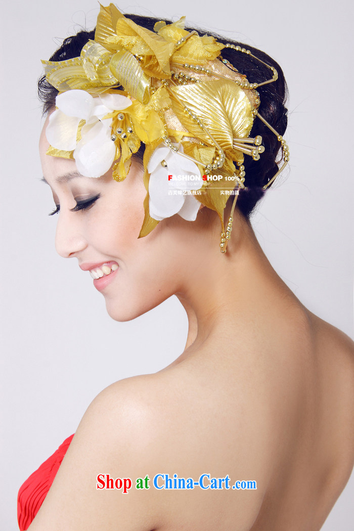 Jimmy married art bridal jewelry/Head flower headdress/luxury gold hat-head-dress 2015 new TH 2019 bridal and flower yellow pictures, price, brand platters! Elections are good character, the national distribution, so why buy now enjoy more preferential! Health
