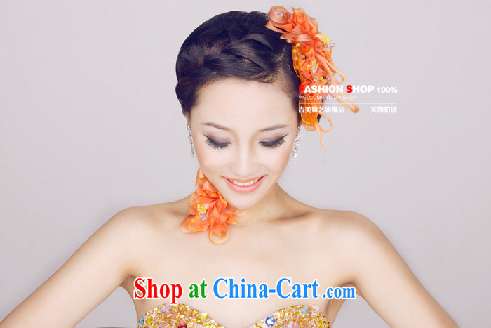 Jimmy married art bridal jewelry/ornaments/Head spend/luxury and spend TH 0103 bridal and flower orange pictures, price, brand platters! Elections are good character, the national distribution, so why buy now enjoy more preferential! Health