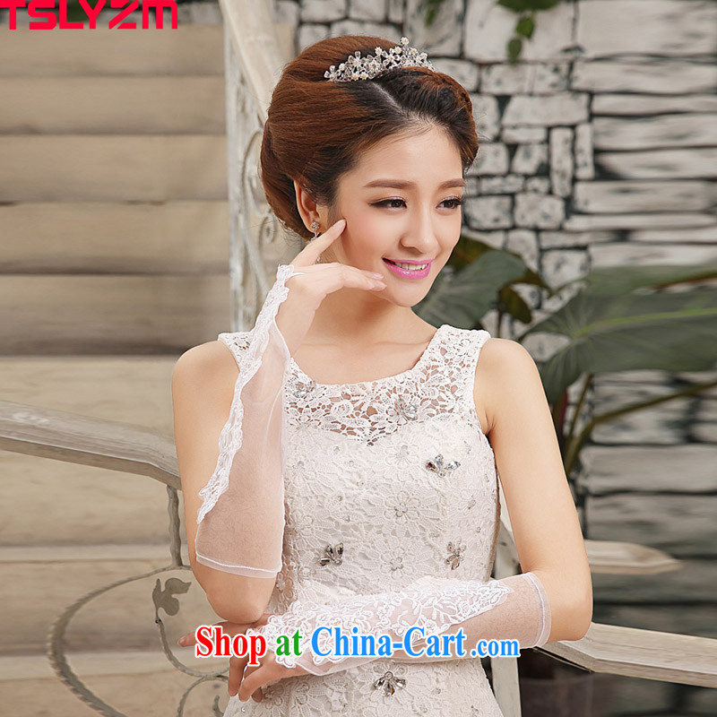 The angels, according to 2015 new Korean bridal white long lace terrace that wedding dress gloves wedding accessories wedding wedding gloves mandatory white are code, Tslyzm, shopping on the Internet