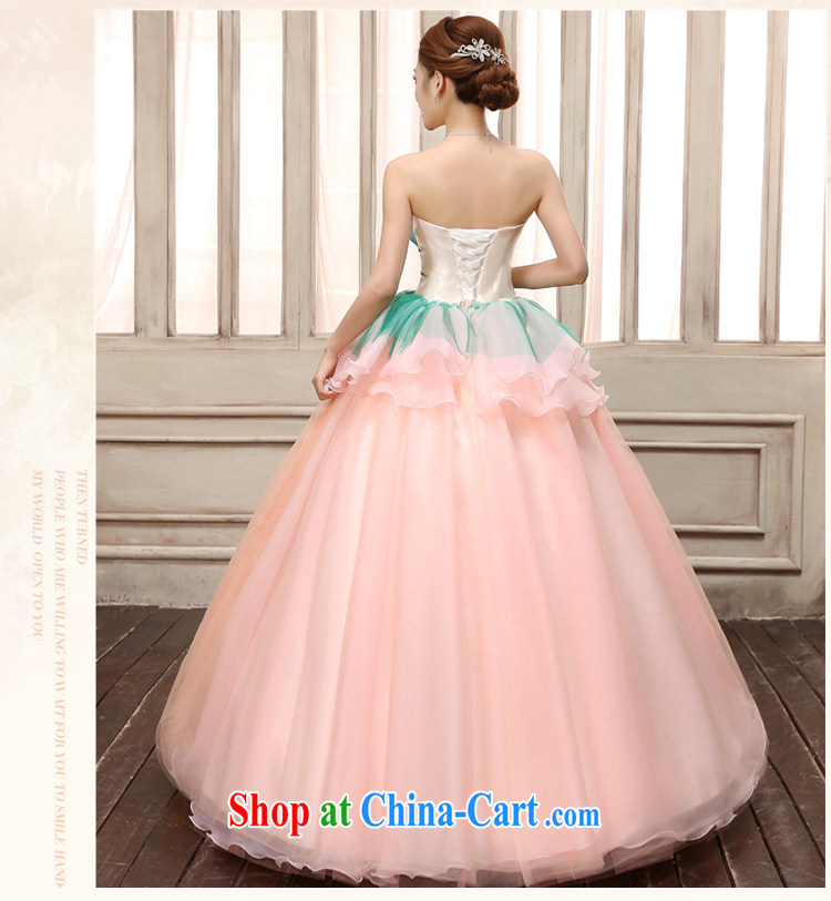 2015 Tslyzm new sexy bare chest shaggy dress bridal pink tie sweet flowers wedding wedding photo building theme personal photo album clothing pink L pictures, price, brand platters! Elections are good character, the national distribution, so why buy now enjoy more preferential! Health