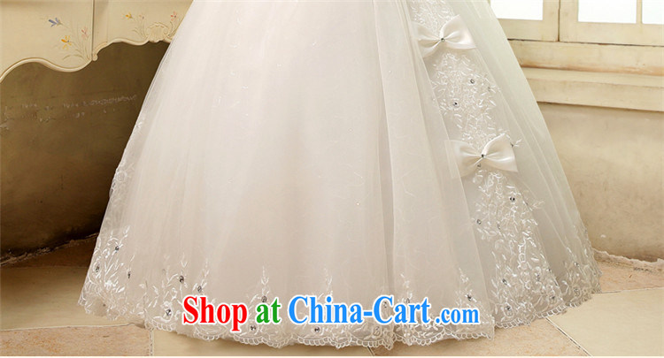 Mary Magdalene Tslyzm chest wedding dresses 2015 spring and summer new marriages lace, Japan, and South Korea bowtie Korean-style with shaggy dress white L pictures, price, brand platters! Elections are good character, the national distribution, so why buy now enjoy more preferential! Health