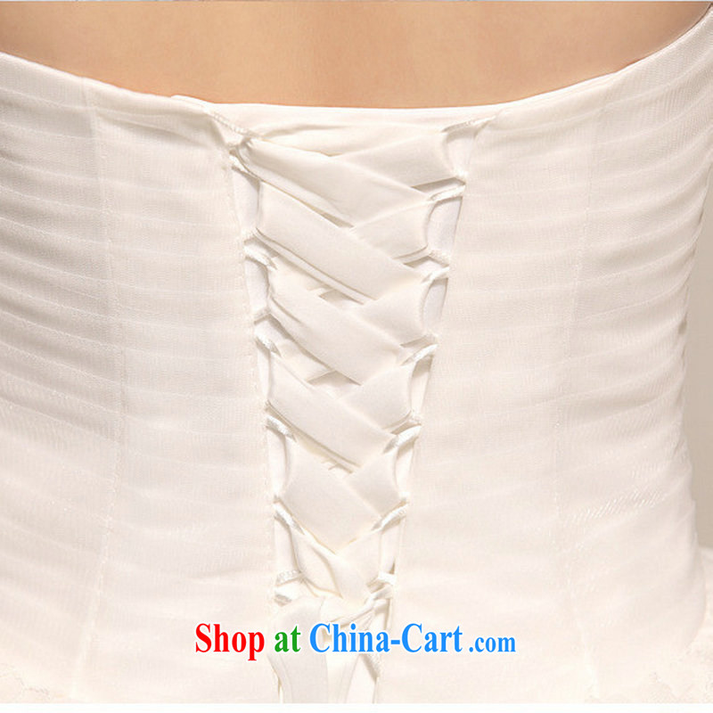 It is also optimized condolence simple and classy sweet sexy lace bare chest-waist graphics thin wedding dresses XS 5220 white XXL, yet also optimize their swords into plowshares, and shopping on the Internet
