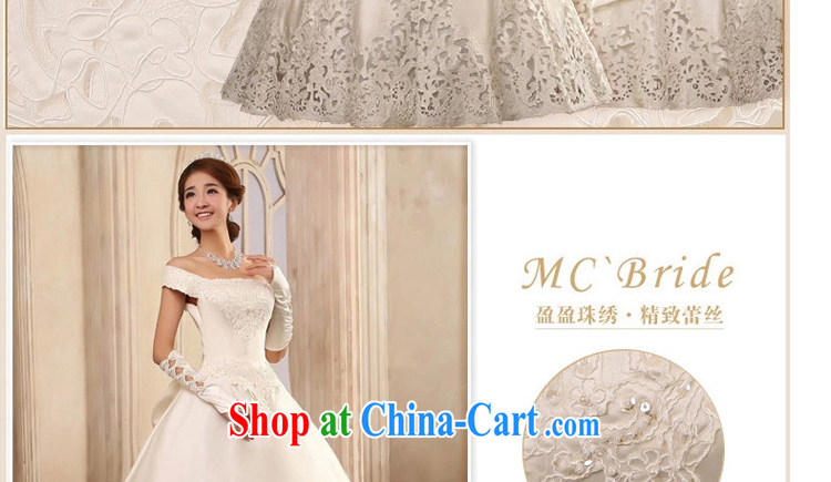 Early spread Korean wedding dresses exclusive fashion import satin-bone flowers, wedding dresses 2015 new white XL pictures, price, brand platters! Elections are good character, the national distribution, so why buy now enjoy more preferential! Health
