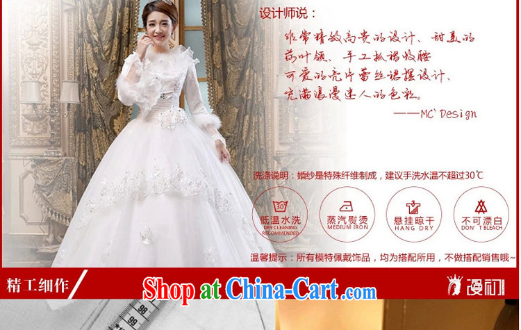 Definition 2015 early American dream wedding winter new winter thick wedding dresses long sleeved winter, marriages wedding white XL code pictures, price, brand platters! Elections are good character, the national distribution, so why buy now enjoy more preferential! Health